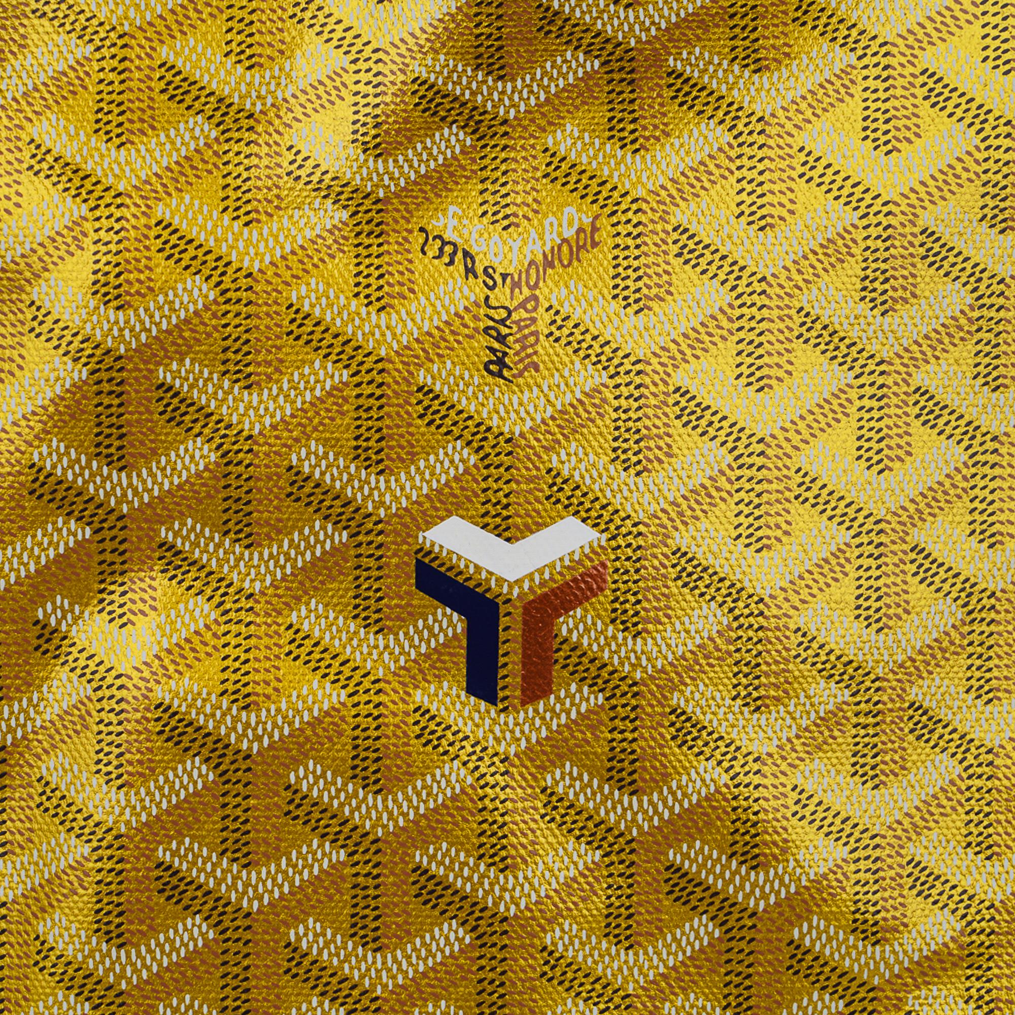 Mightychic bietet eine garantiert authentische Goyard Saint Louis GM Limited Edition 2021 Gold Metallic-Tasche.
Diese fabelhafte, witzige Tasche ist sehr begehrt und selten und ist das perfekte Accessoire!
Klassischer, charakteristischer