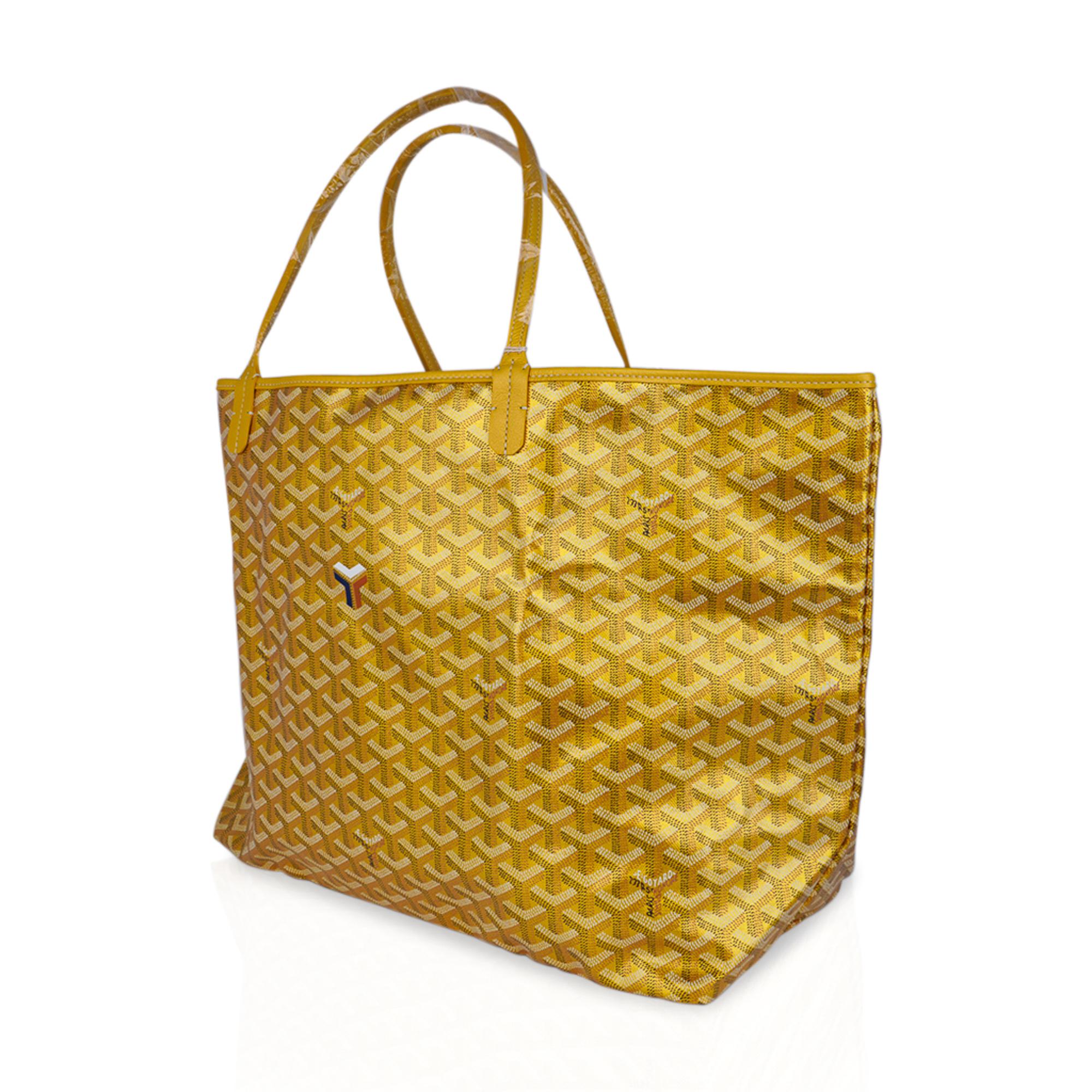 goyard gold tote