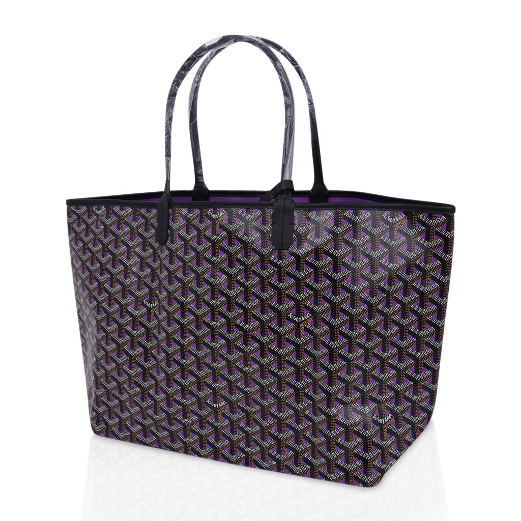 purple goyard bag