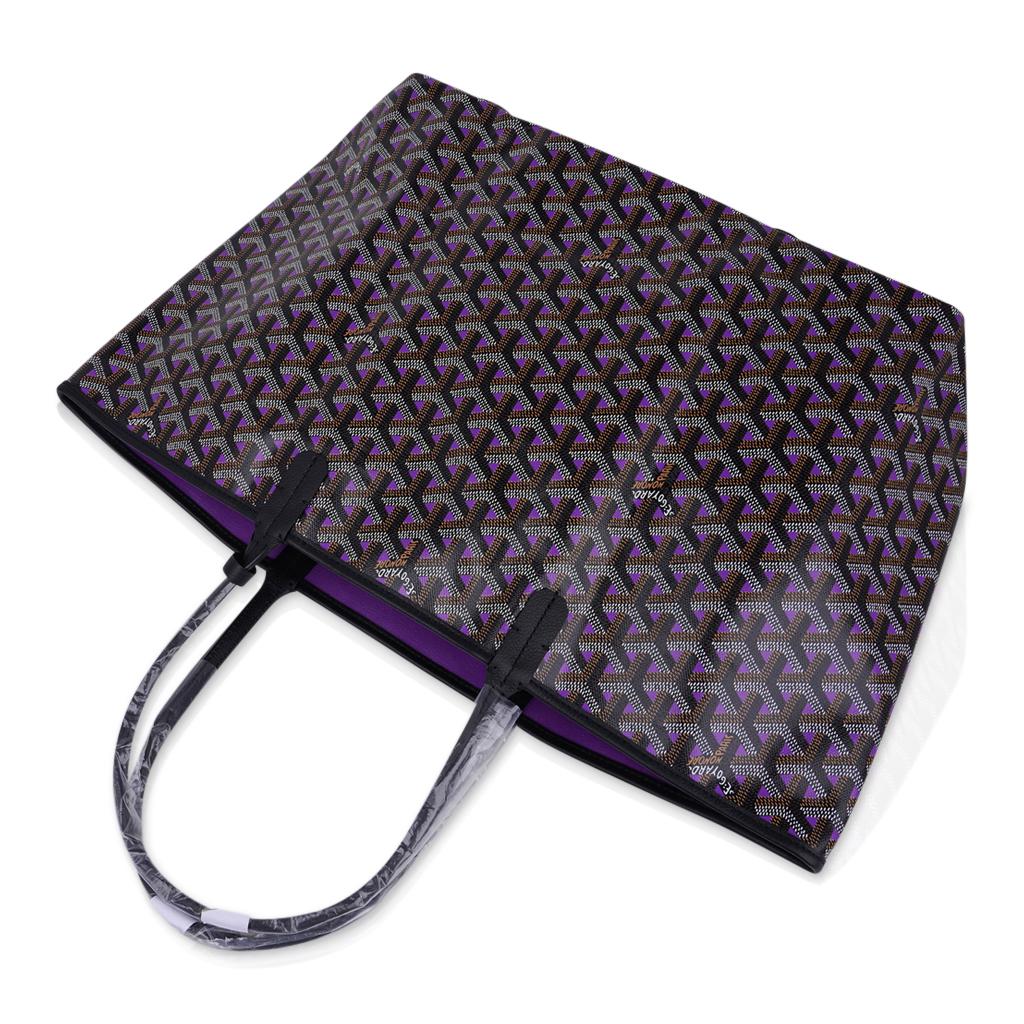 Black Goyard Saint Louis Opaline Claire Voie Purple PM Limited Edition New w/ Tag