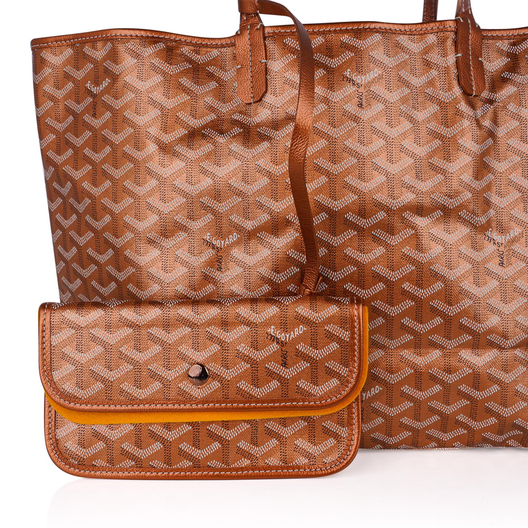 Women's Goyard Saint Louis Metallic Bronze PM Tote Bag Limited Edition 2021 New w/Tag