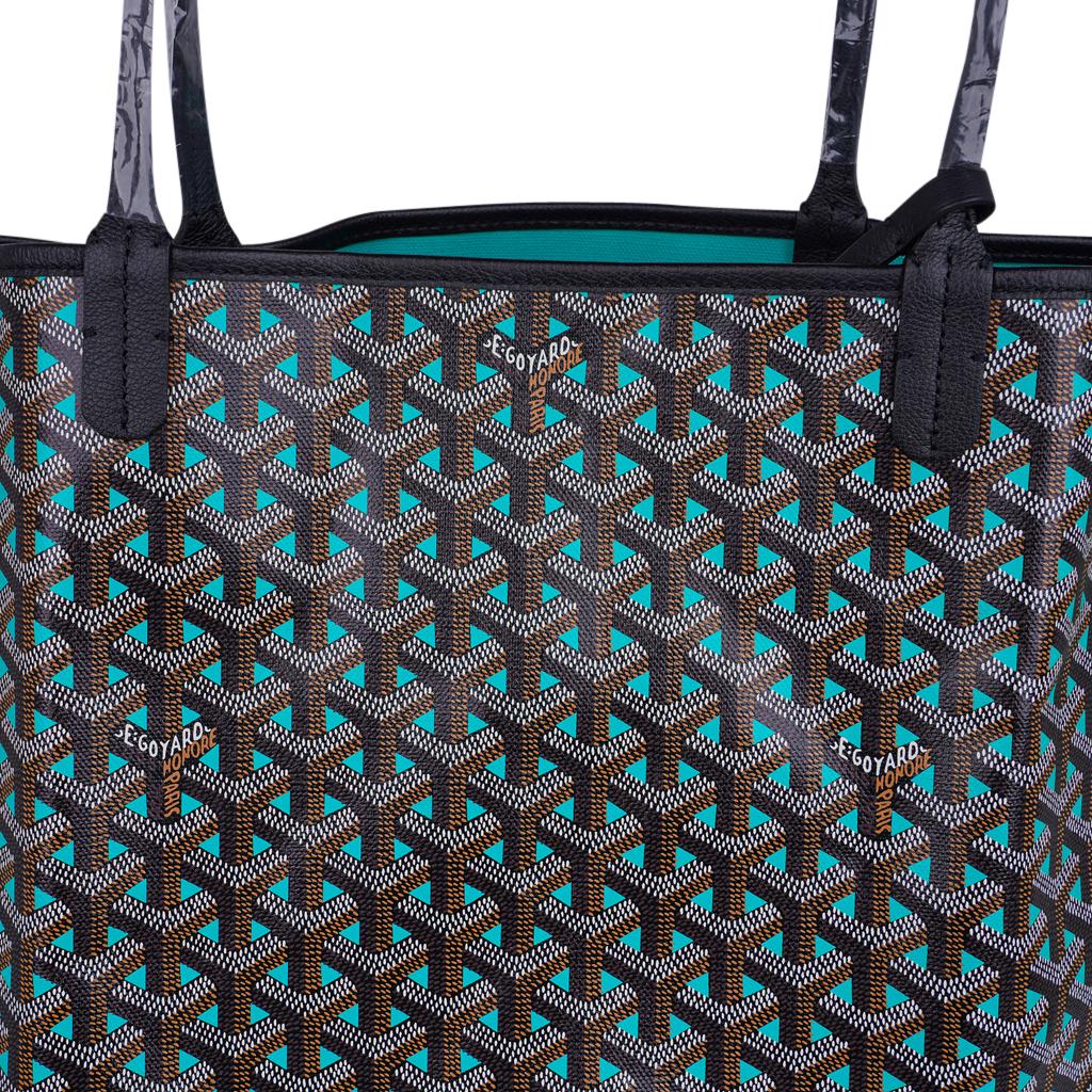 Black Goyard Saint Louis Opaline Claire Voie Blue Green GM Limited Edition