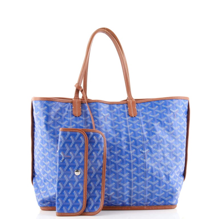 Goyard+Saint+Louis+Ivory+Interior+Tote+PM+Purple+Canvas for sale online