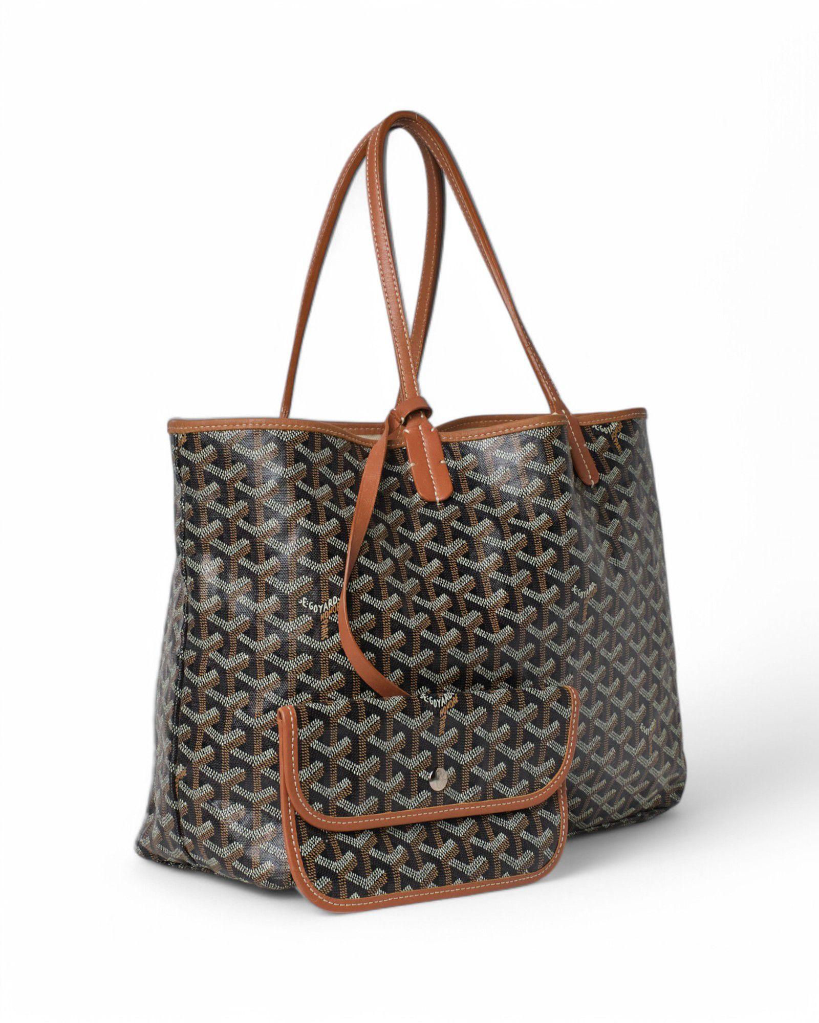 Black Goyard Saint Louis PM Marrone Chiaro