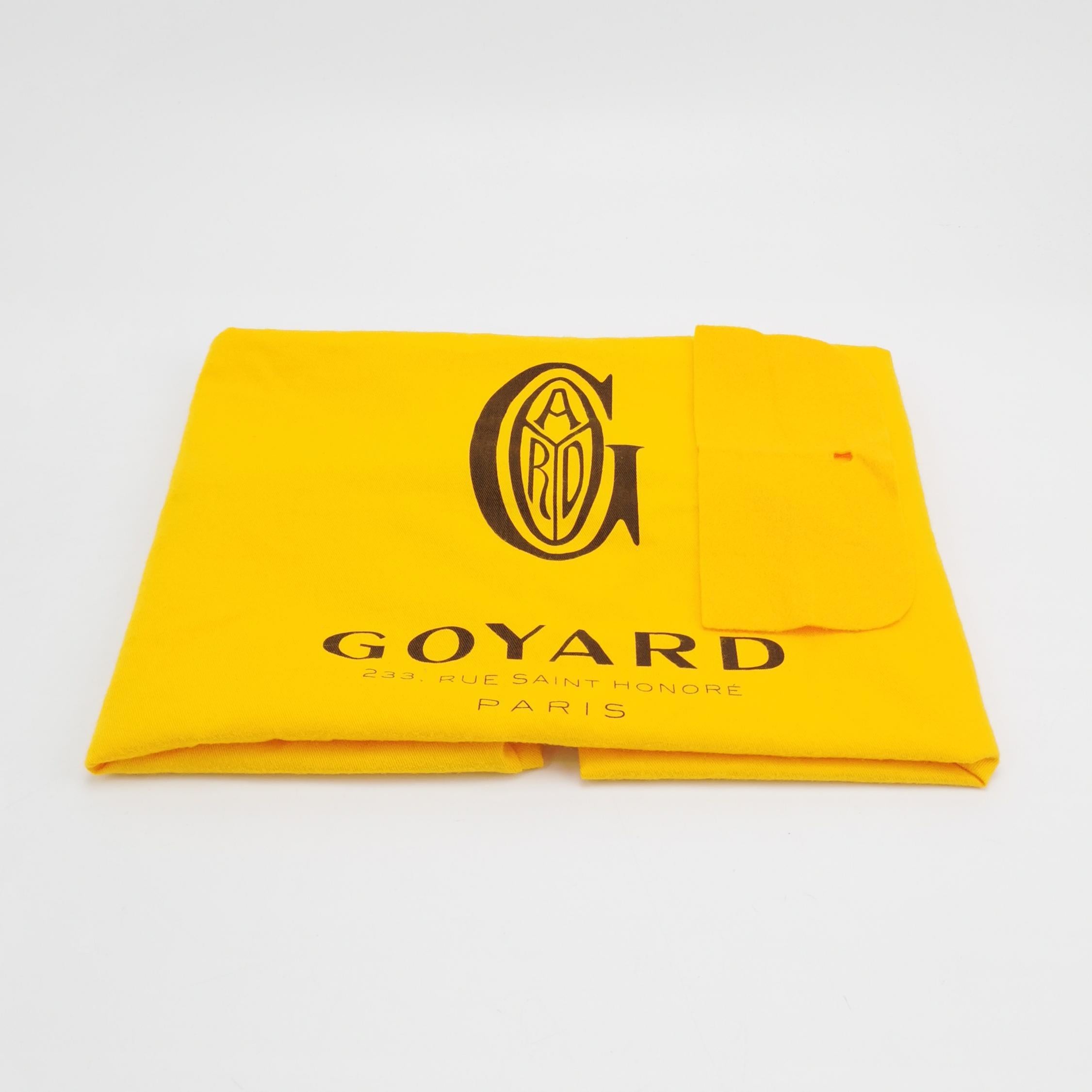 Goyard Saint Louis PM Medium Burgundy Goyardine Tote 2017 en vente 6