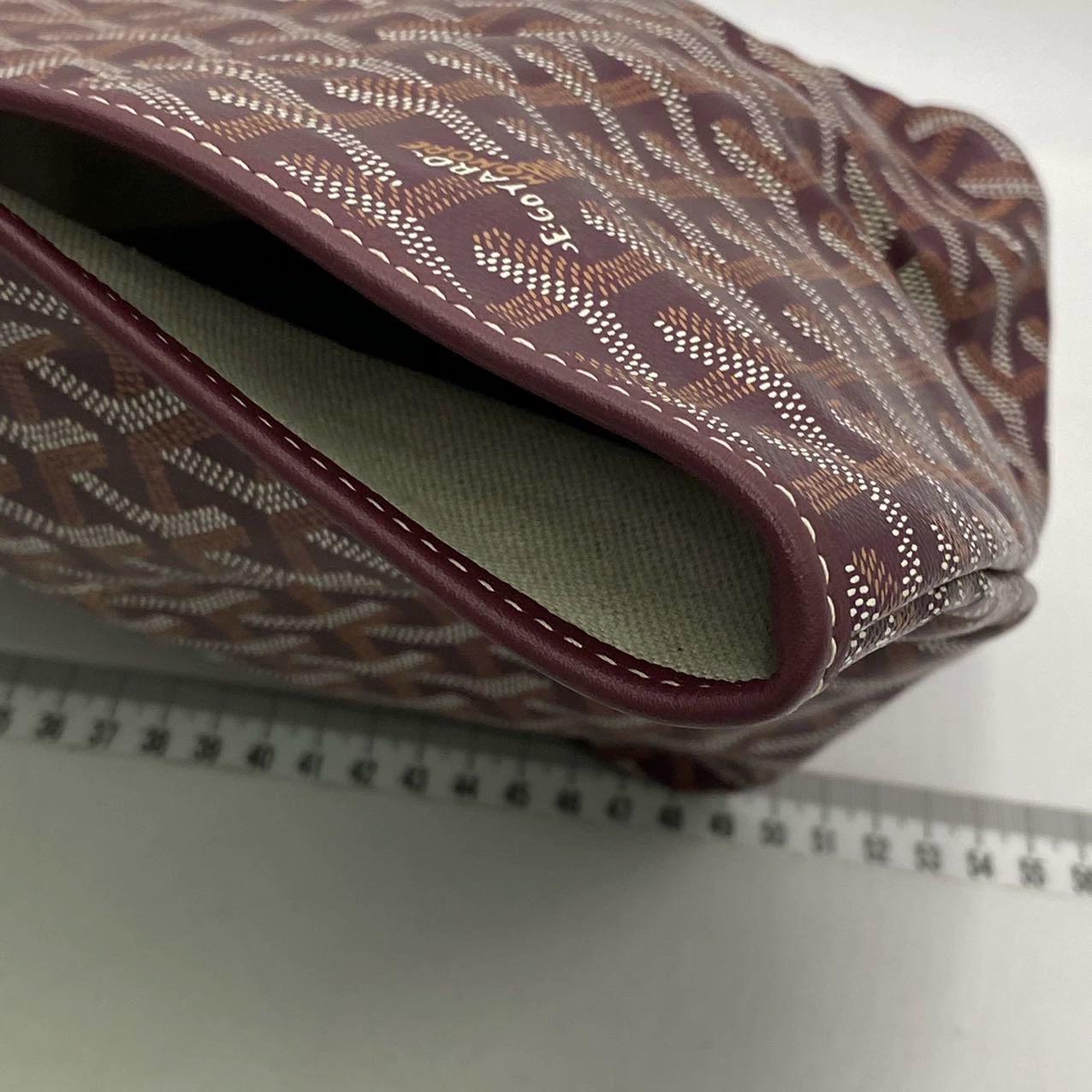 Goyard Saint Louis PM Medium Burgundy Goyardine Tote 2020 en vente 5