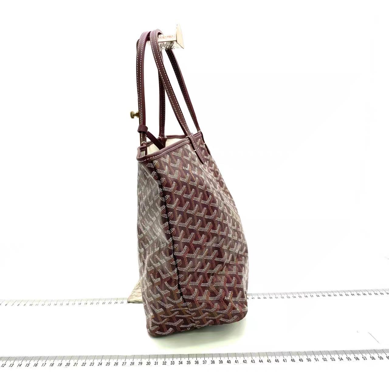 Goyard Saint Louis PM Medium Burgundy Goyardine Tote 2020 Pour femmes en vente
