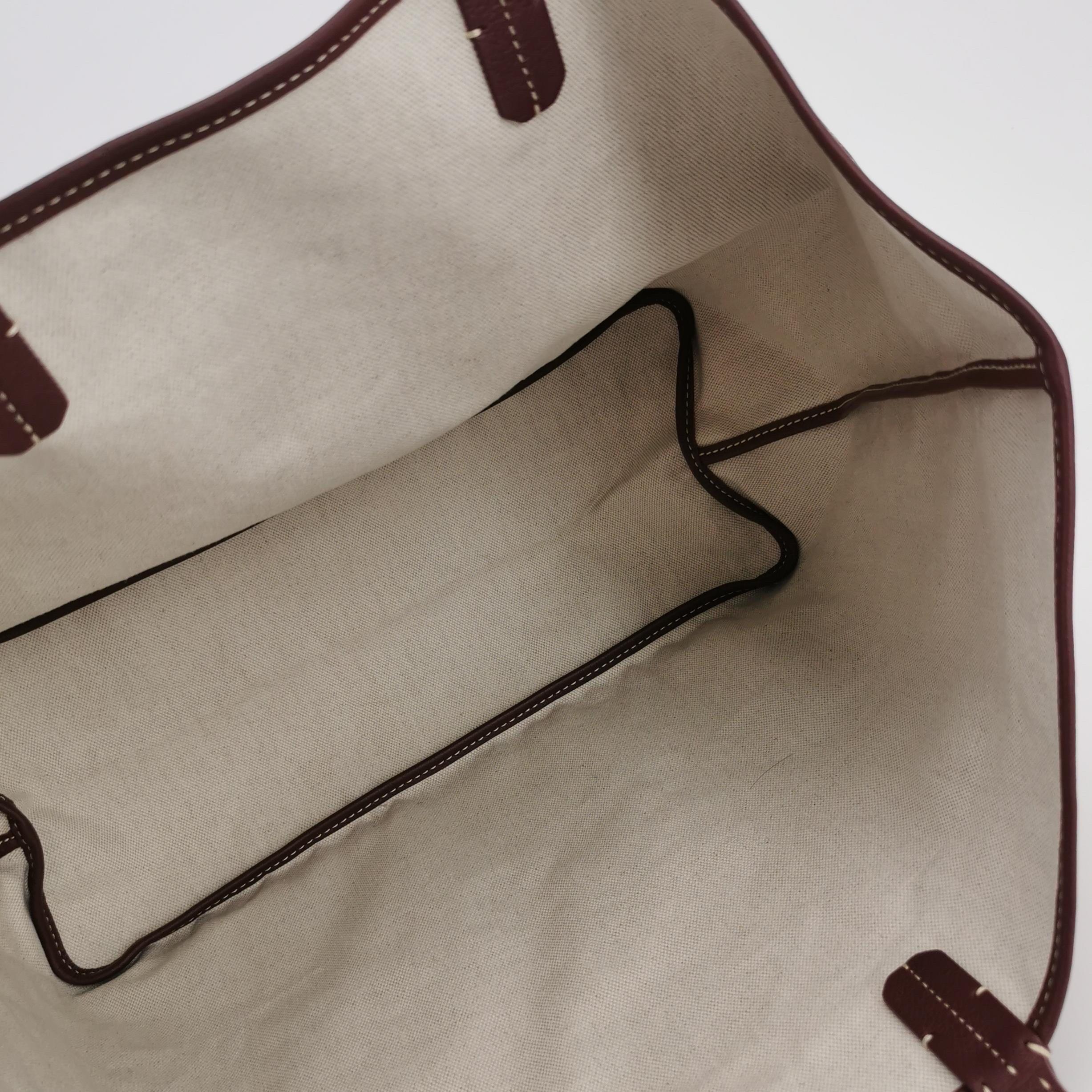 Donna Goyard Saint Louis PM Medium Burgundy Goyardine Tote 2020 in vendita