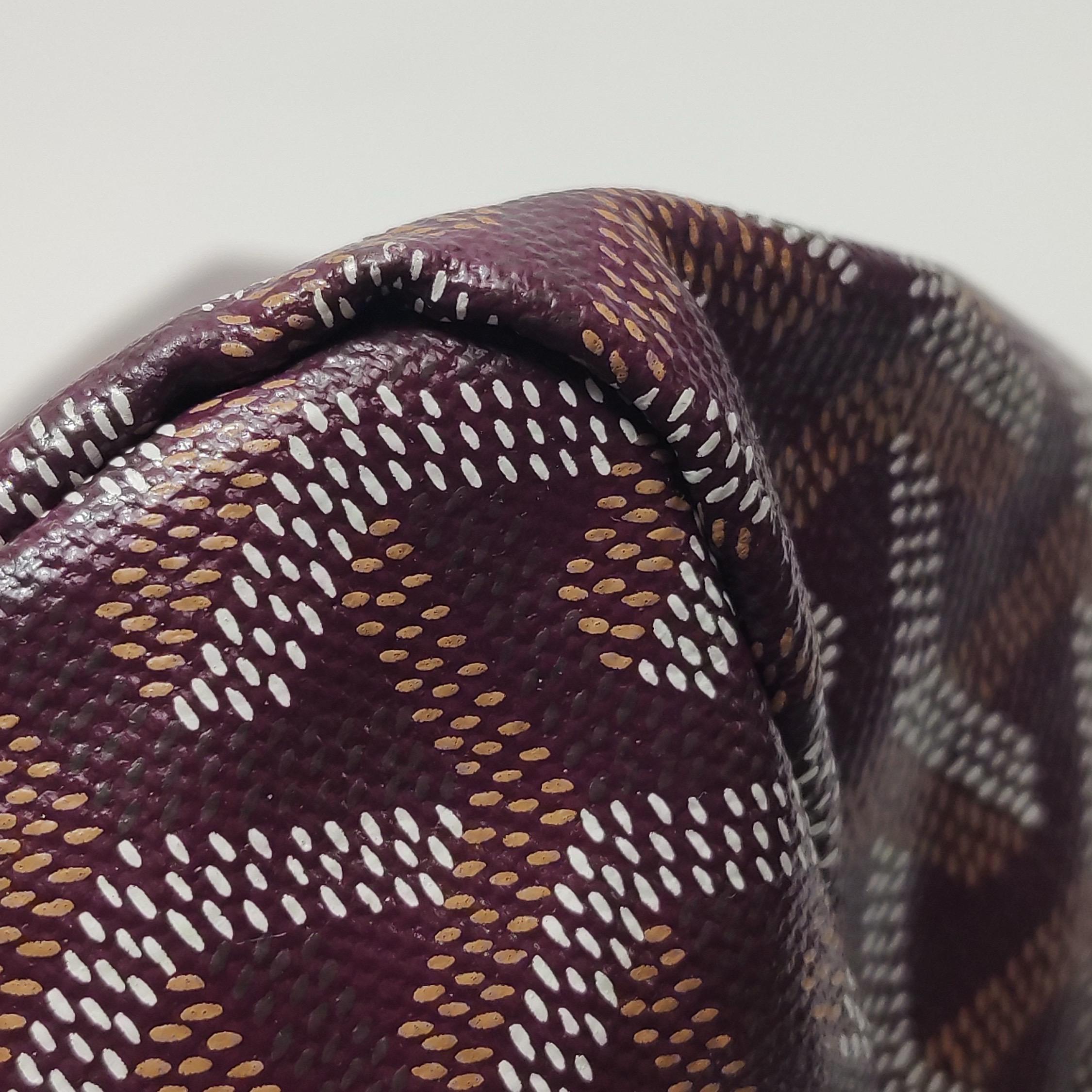 Goyard Saint Louis PM Medium Burgundy Goyardine Tote 2020 in vendita 1