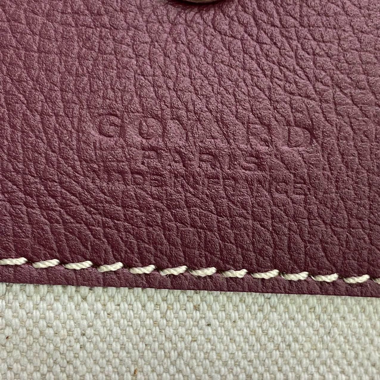 Goyard Saint Louis PM Medium Burgundy Goyardine Tote 2020 en vente 3