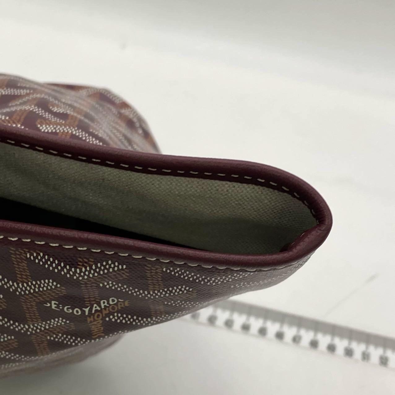 Goyard Saint Louis PM Medium Burgundy Goyardine Tote 2020 en vente 4