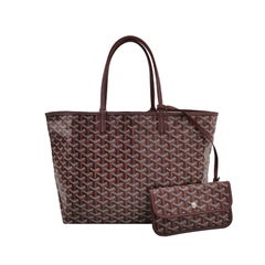 Goyard Saint Louis PM Medium Burgundy Goyardine Tote 2020