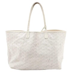 Goyard Saint Louis PM Tote Bag Bianco