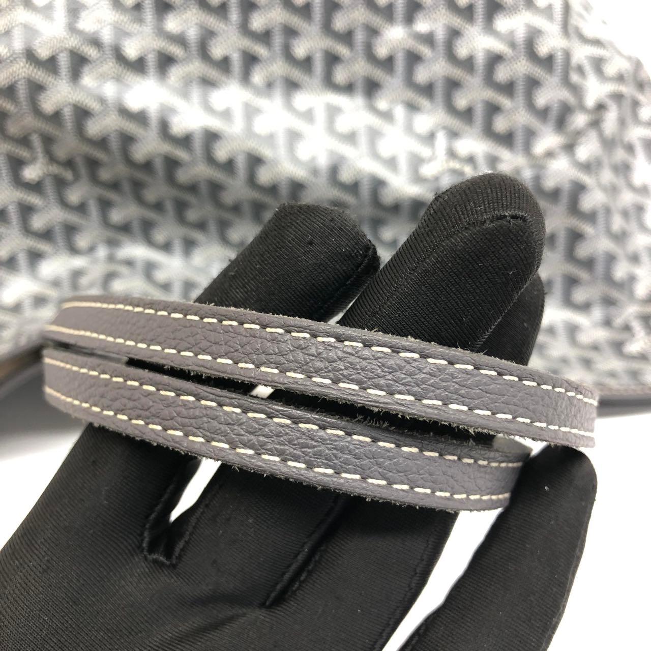 Goyard Saint Louis PM Tote Large Grey Goyardine Canvas 2023 en vente 10