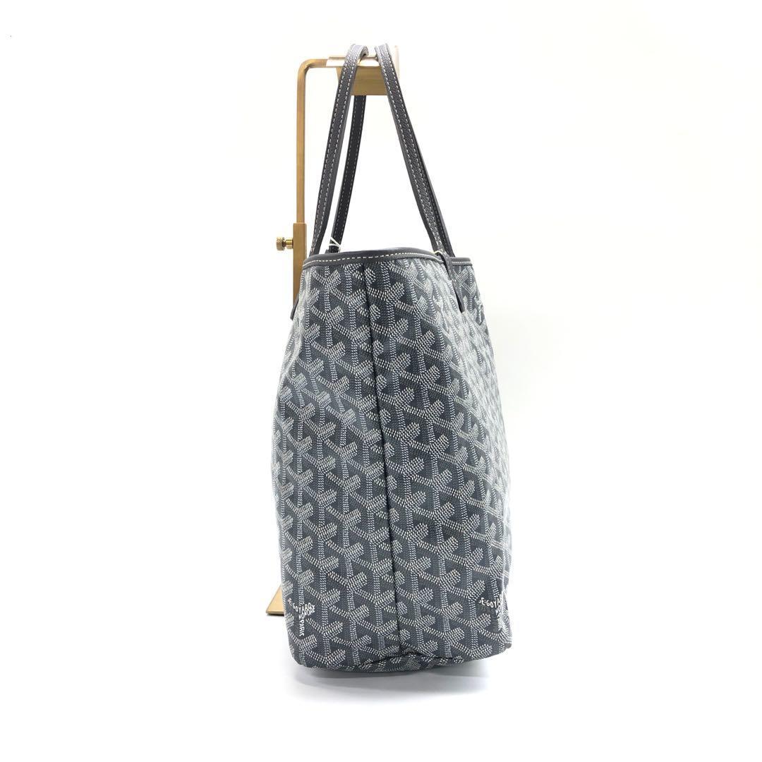 Goyard Saint Louis PM Tote Large Grey Goyardine Canvas 2023 Bon état - En vente à AUBERVILLIERS, FR