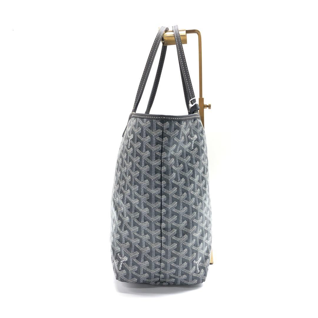 Goyard Saint Louis PM Tote Large Grey Goyardine Canvas 2023 Pour femmes en vente