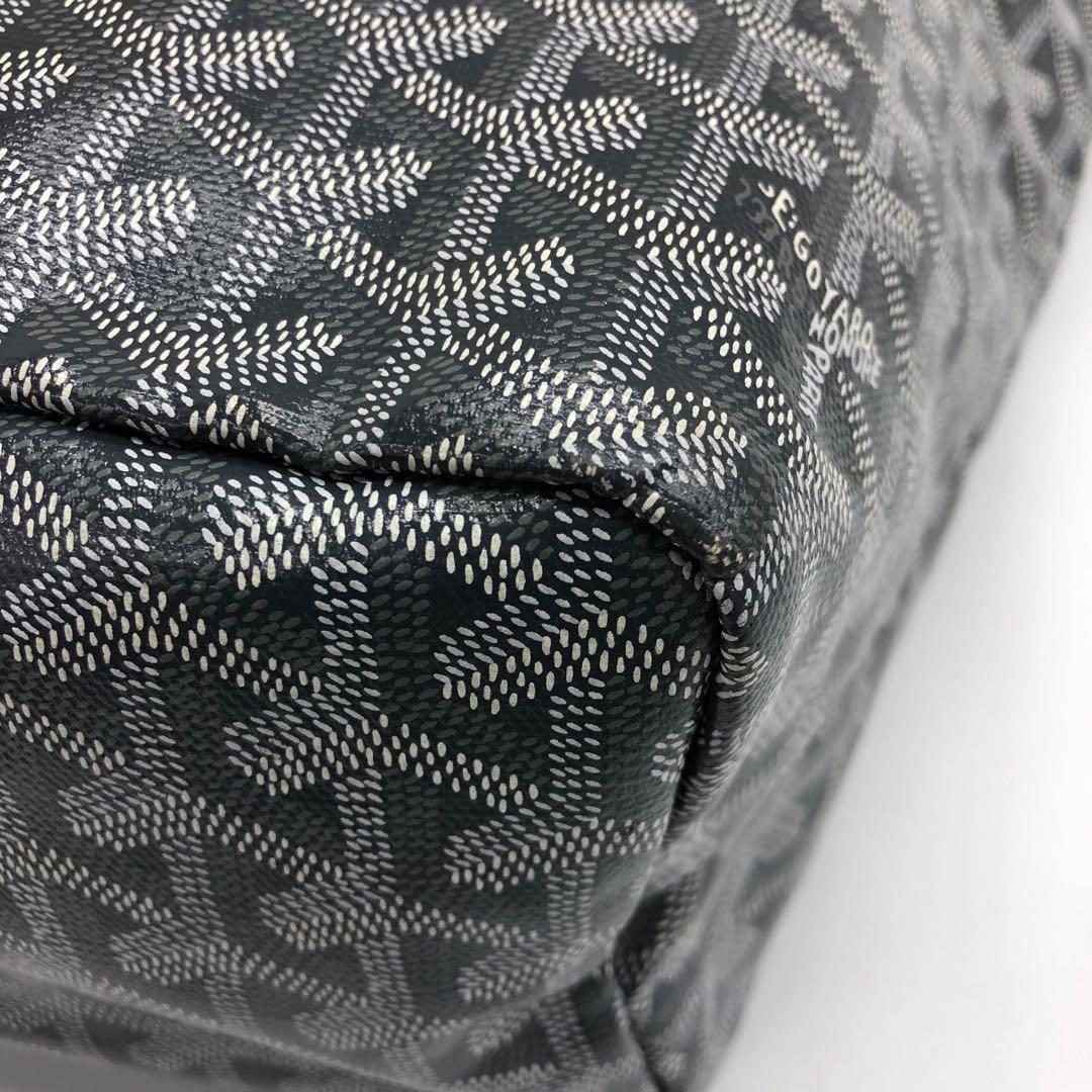 Goyard Saint Louis PM Tote Large Grey Goyardine Canvas 2023 en vente 3