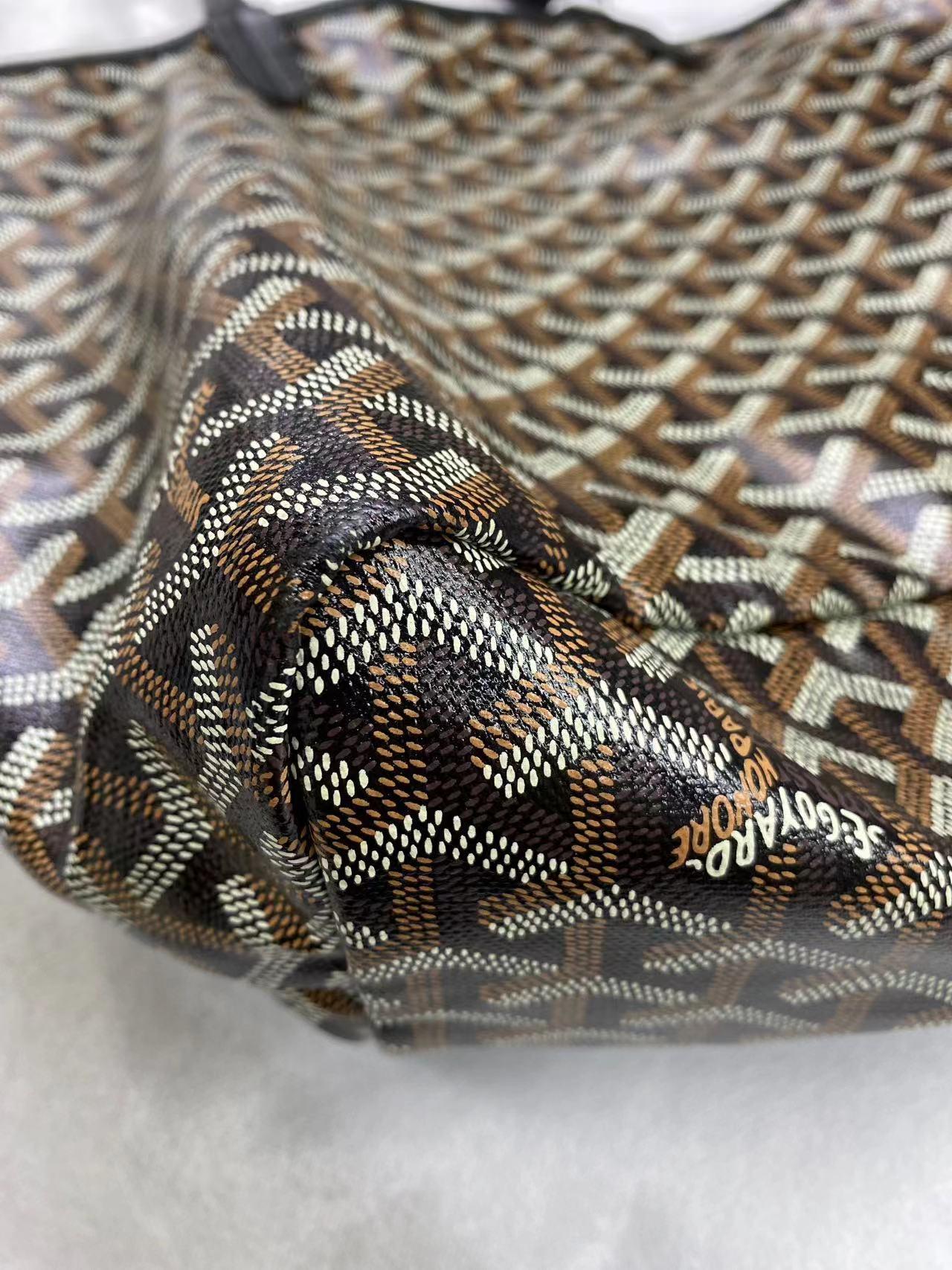 Goyard Saint Louis PM Tote Medium Black 2020 7