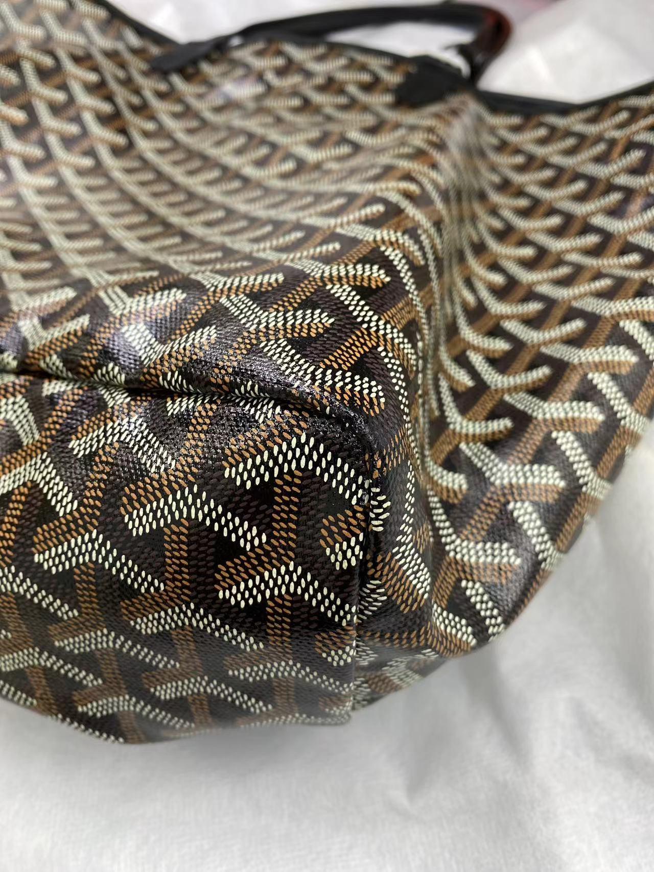Goyard Saint Louis PM Tote Medium Black 2020 8