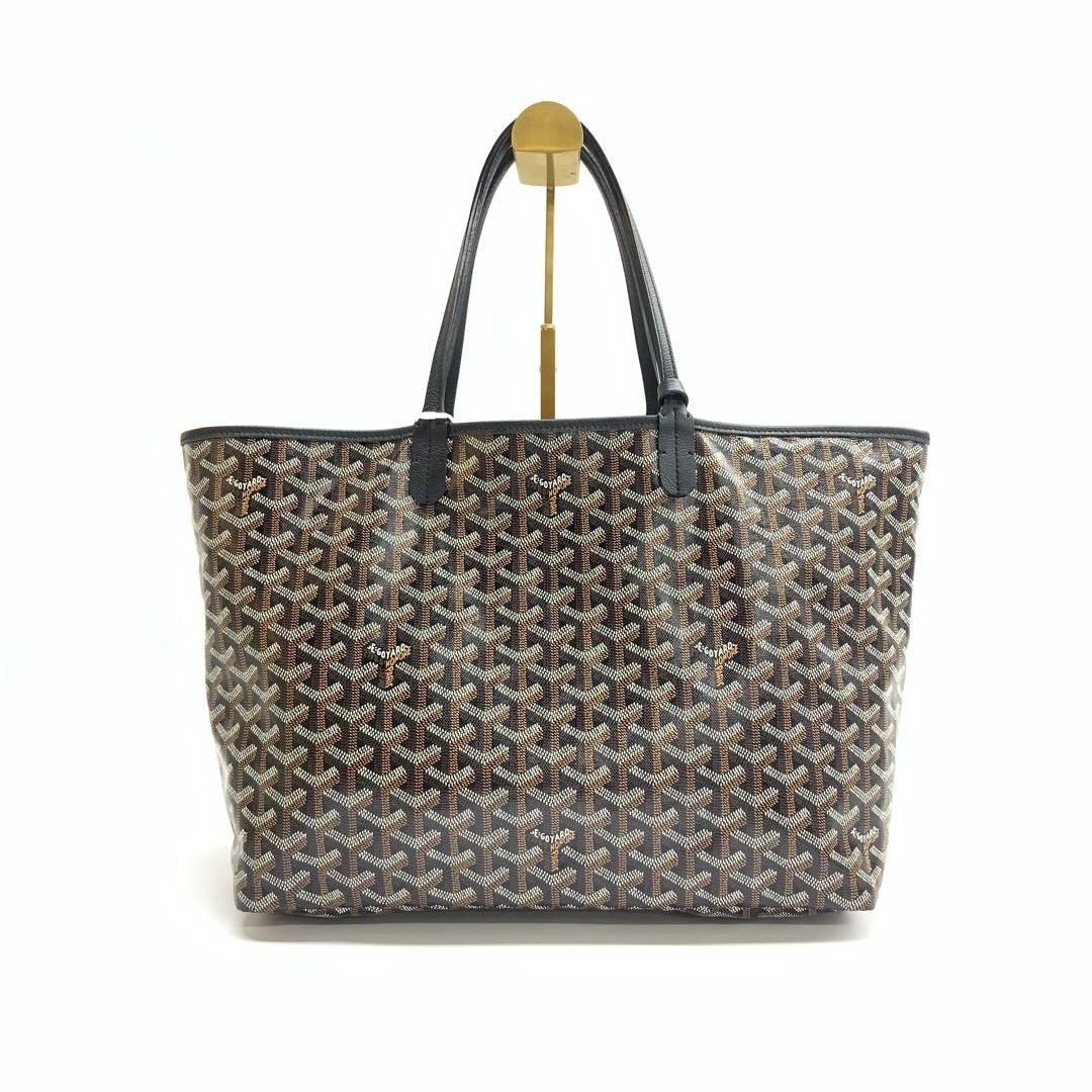 Goyard Saint Louis PM Tote Medium Black 2020
  These are professional photos of the actual bag offered by Luxbags.
  CONDITION: EXCELLENT
  DETAILS:
  
  Brand: Goyard
  Model: Saint Louis Tote
  
  Origin Country: France
  
  
  Exterior: Coated
