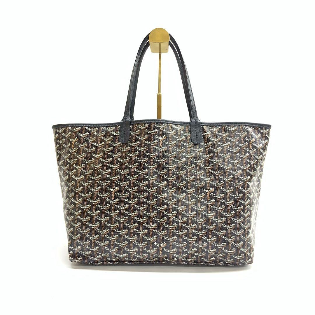 Goyard Saint Louis PM Tote Medium Black 2020 In Excellent Condition In AUBERVILLIERS, FR