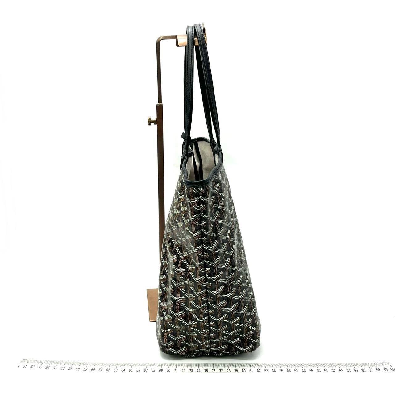 Women's Goyard Saint Louis PM Tote Medium Black 2020 For Sale