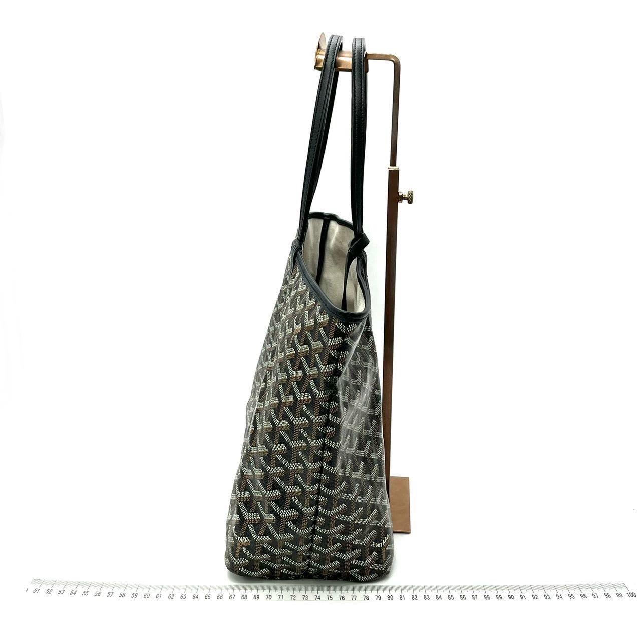Goyard Saint Louis PM Tote Medium Black 2020 For Sale 3