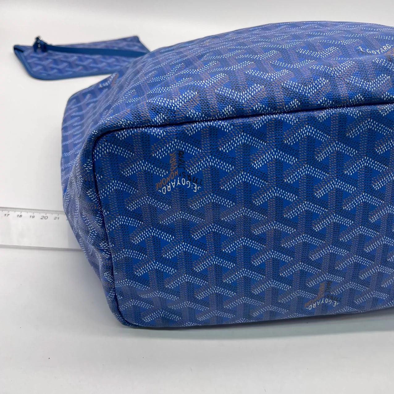 Goyard Saint Louis PM Tote Medium Blue 7