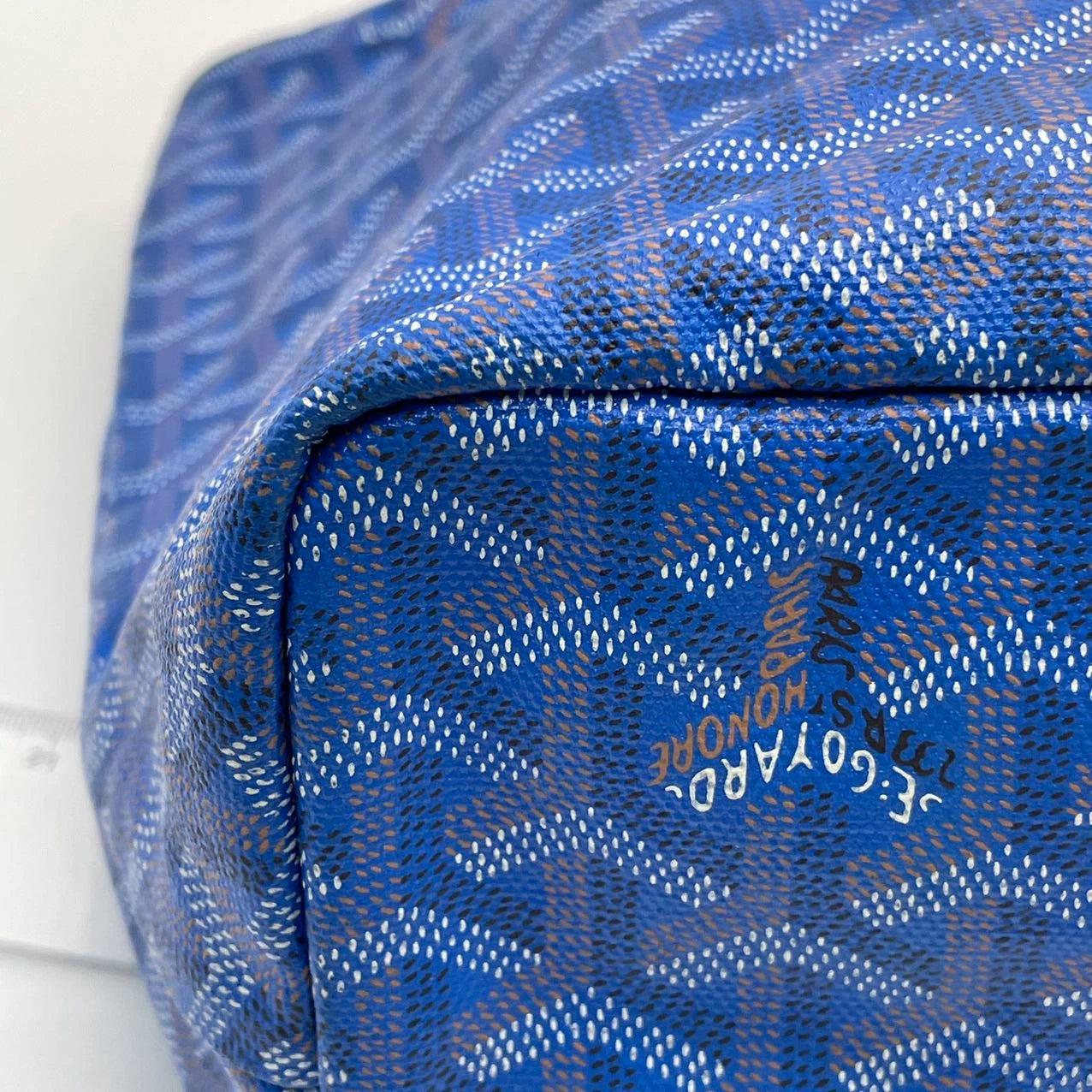 Goyard Saint Louis PM Tote Medium Blue 8