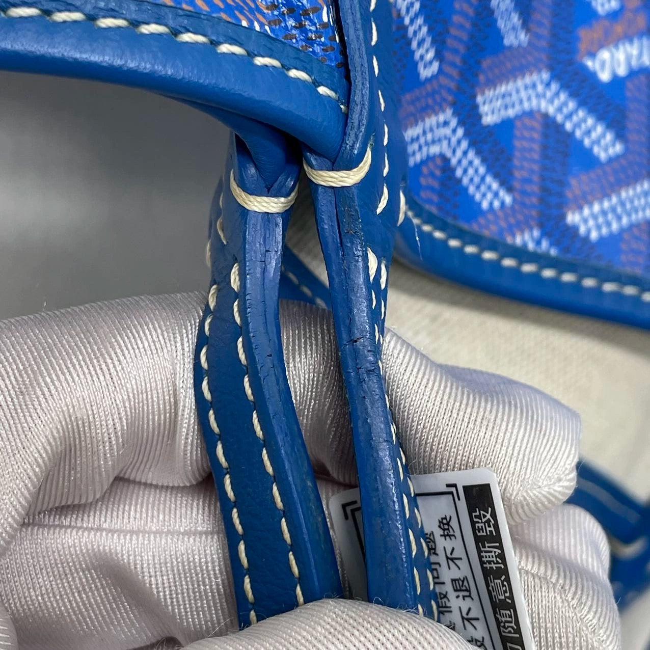 Goyard Saint Louis PM Tote Medium Blue 10