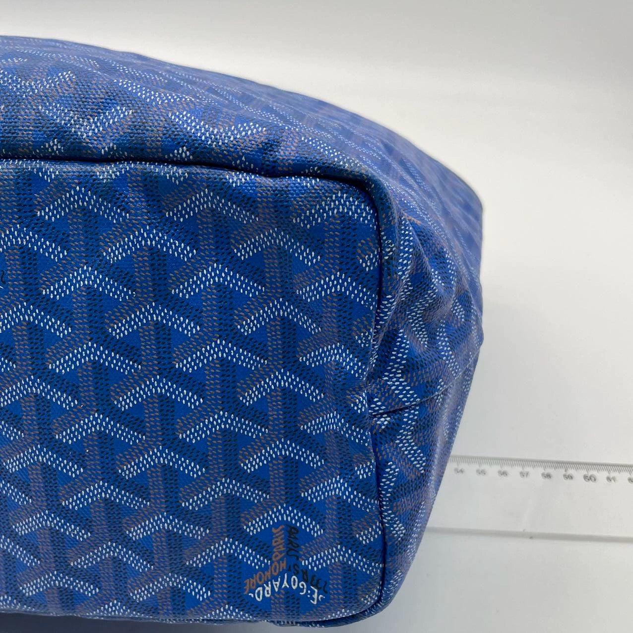 Goyard Saint Louis PM Tote Medium Blue 11