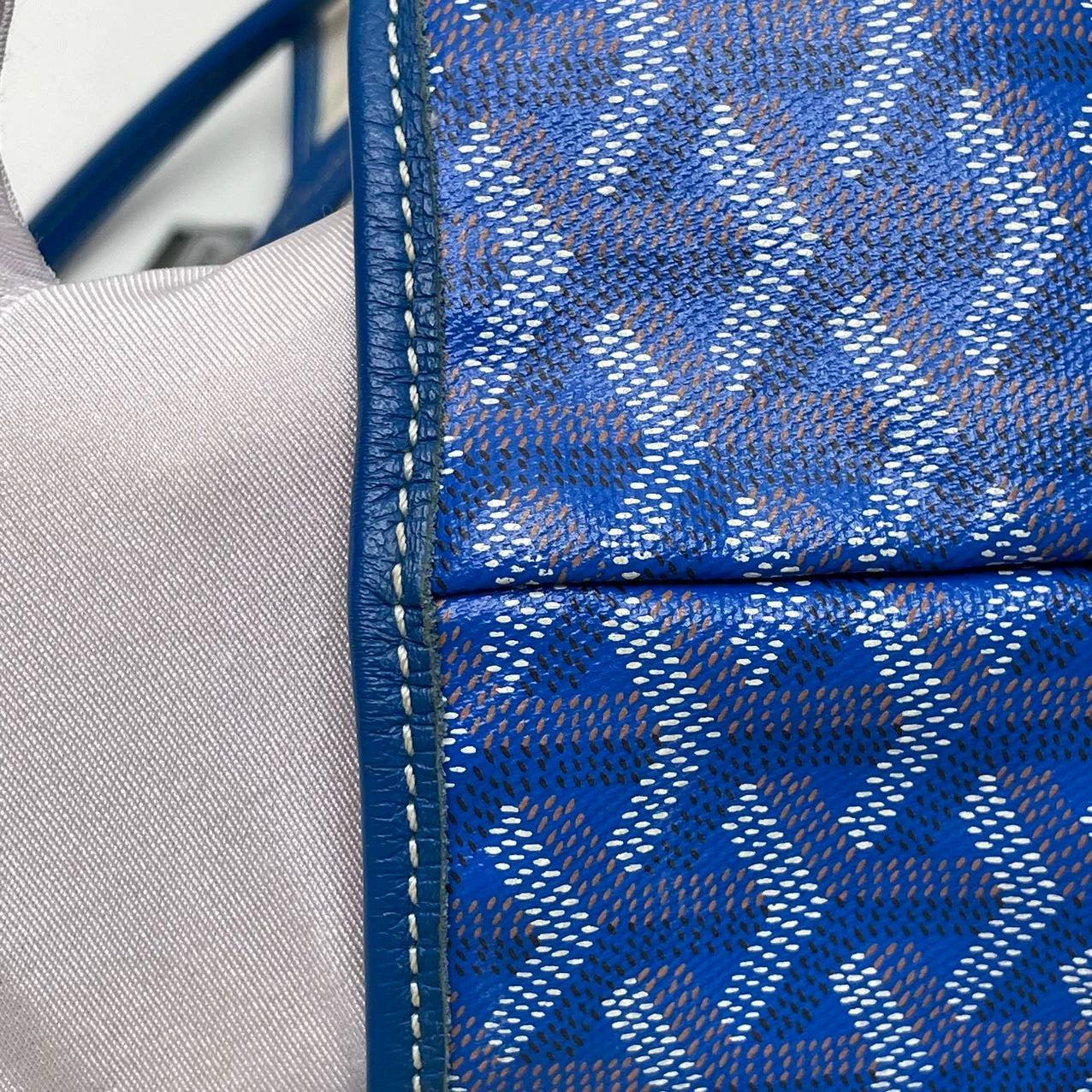 Goyard Saint Louis PM Tote Medium Blue 12