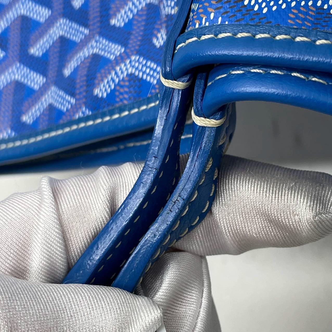 Goyard Saint Louis PM Tote Medium Blue 13