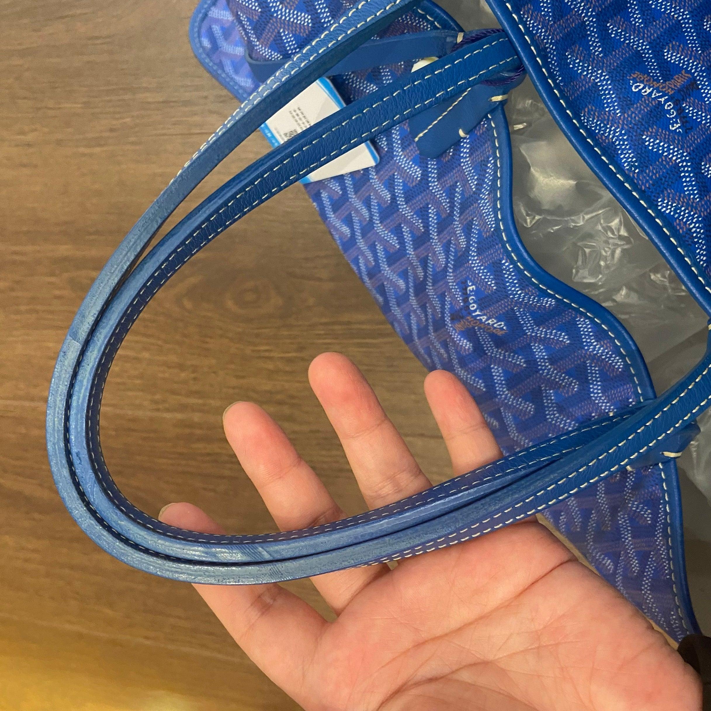 Goyard Saint Louis PM Tote Medium Blue 15