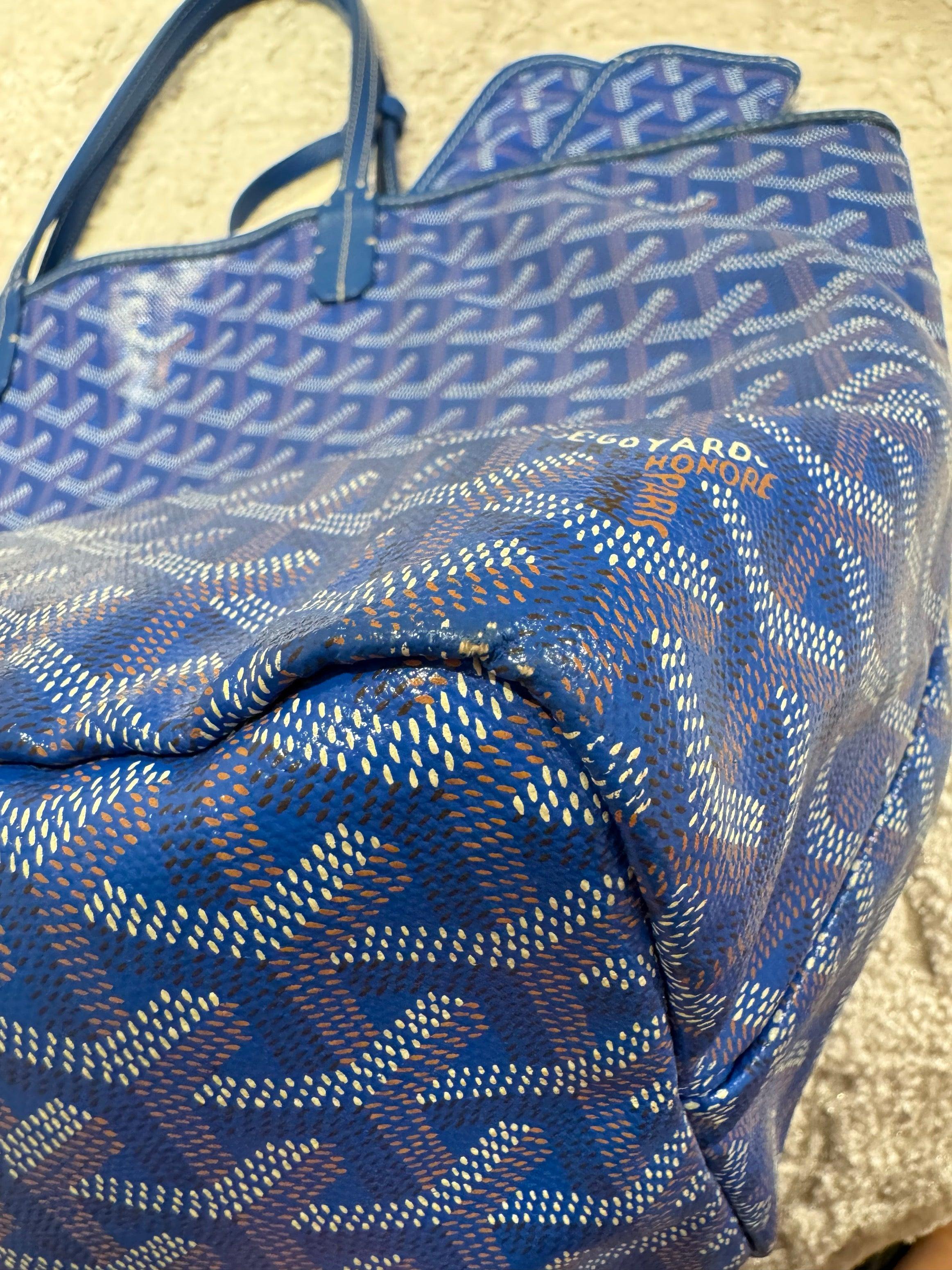 Goyard Saint Louis PM Tote Medium Blue 15