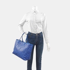 Goyard Saint Louis PM Tote Medium Blue