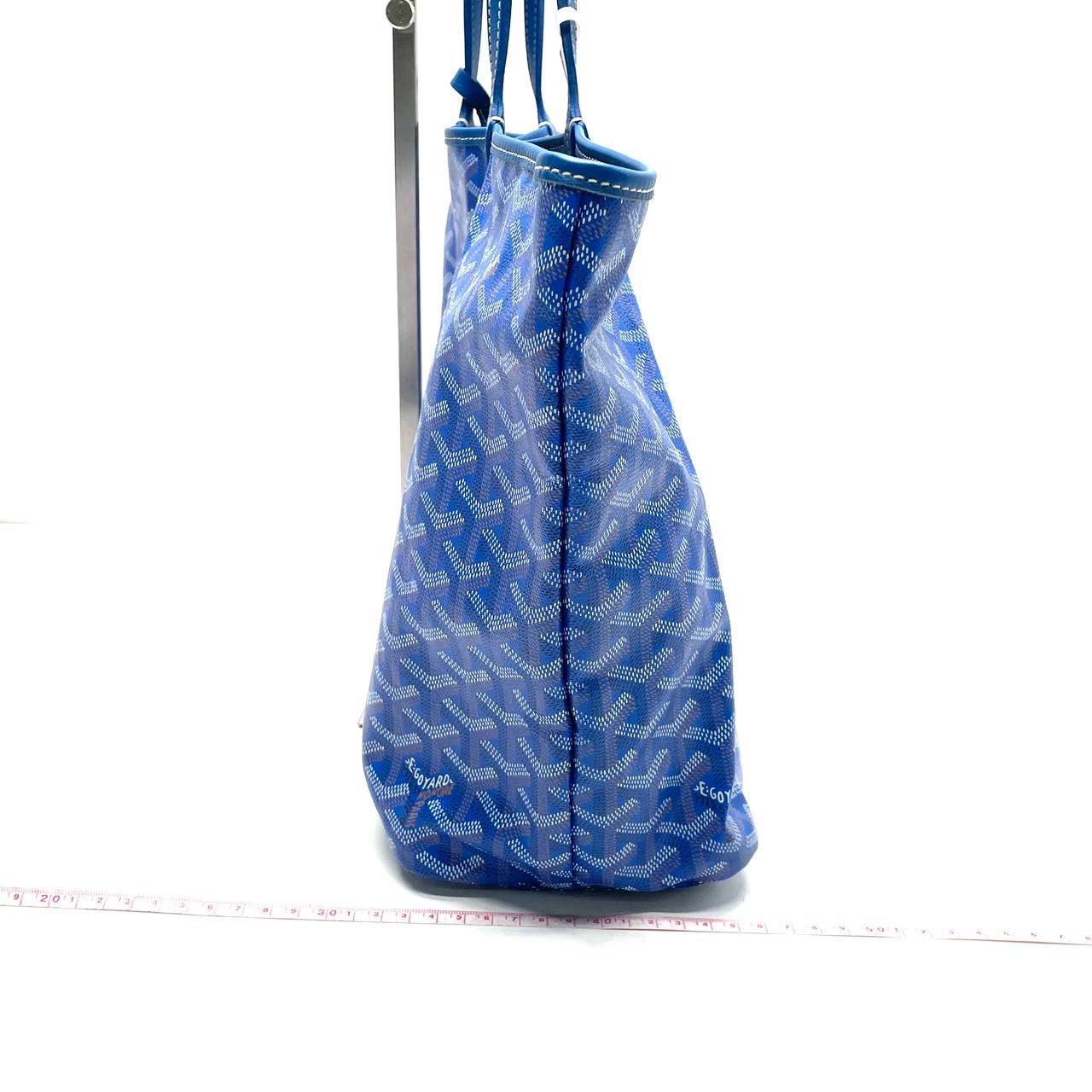 Goyard Saint Louis PM Tote Medium Blue 1