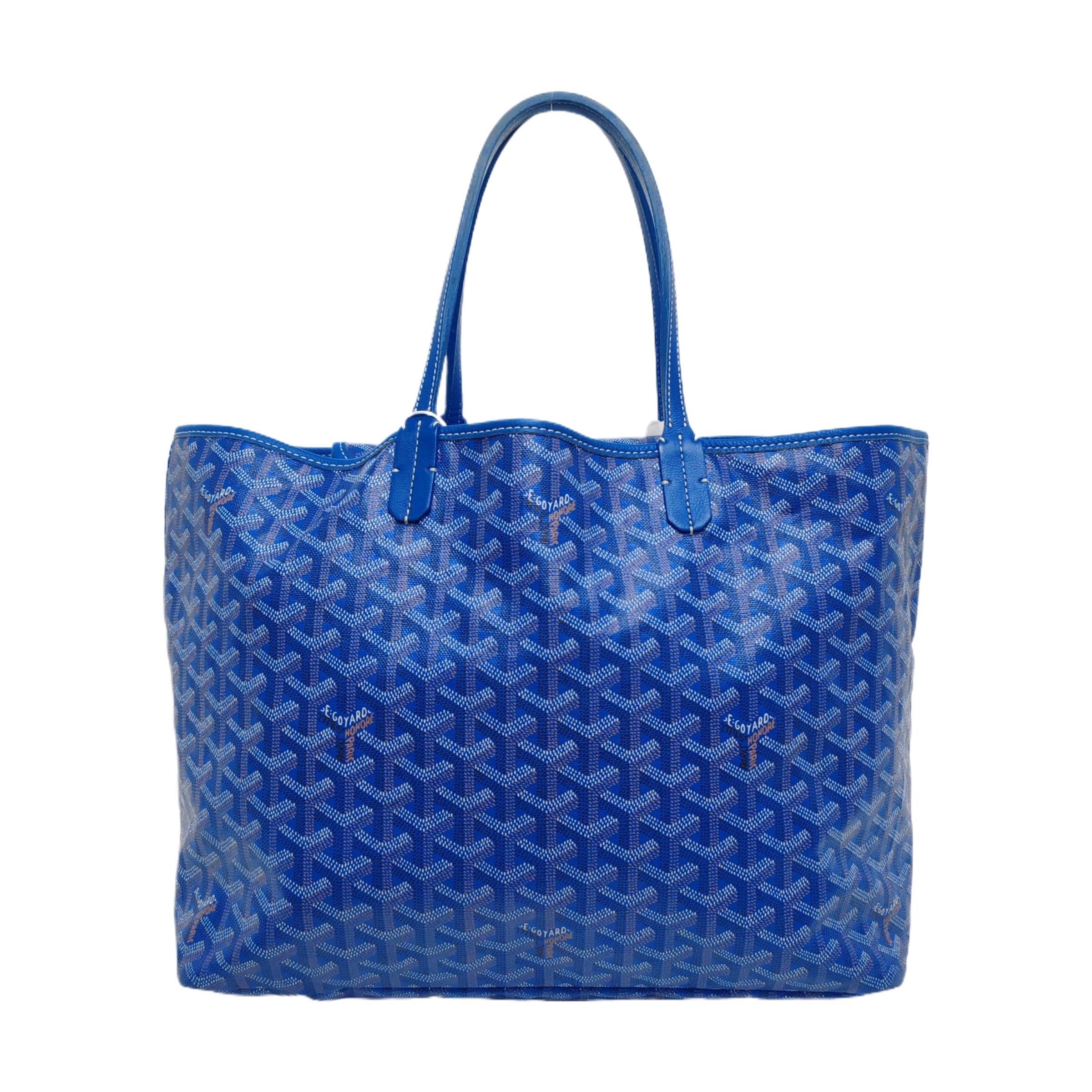 Goyard Saint Louis PM Tote Medium Blue
