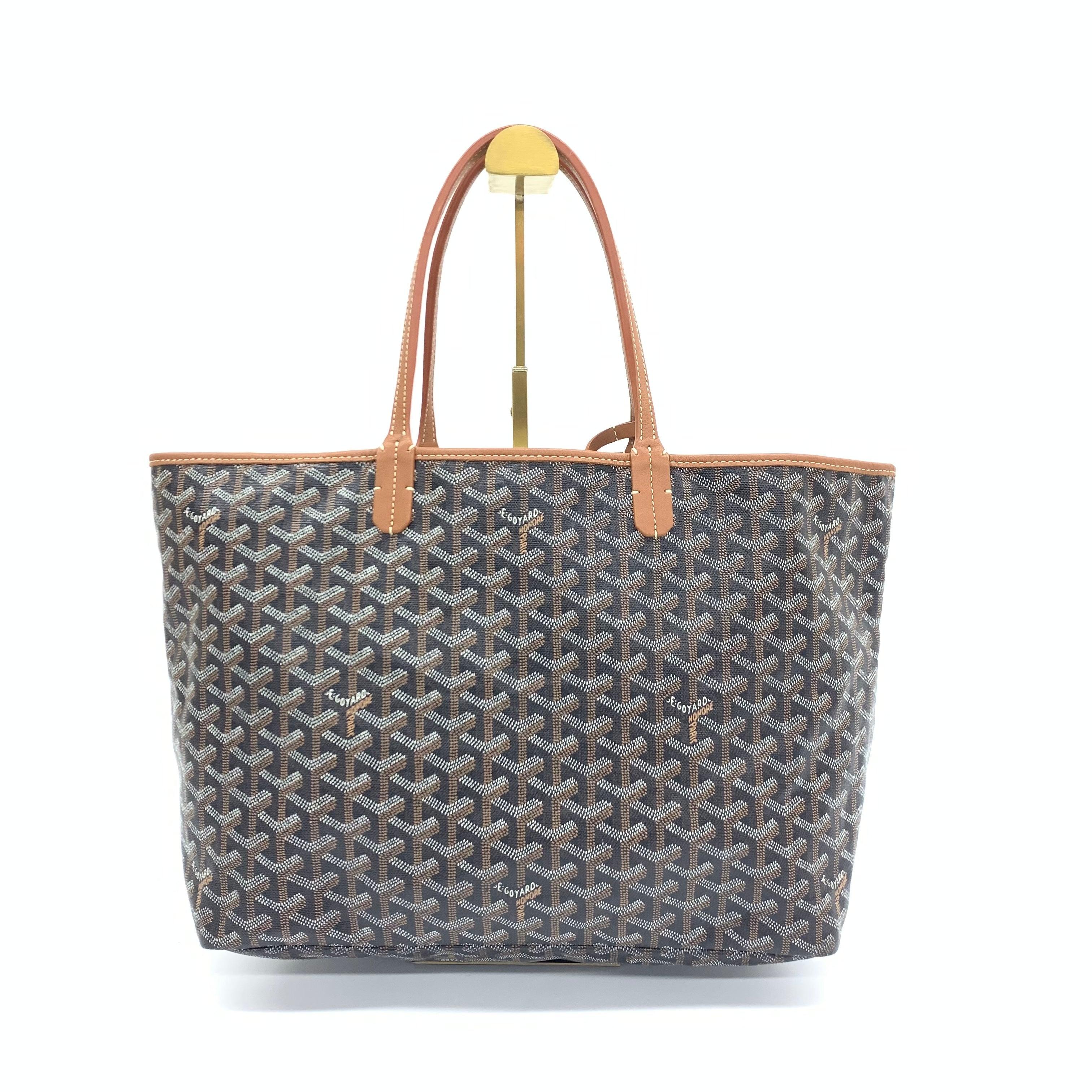 Goyard Saint Louis PM Tote Medium Brown 2016
  These are professional photos of the actual bag offered by Luxbags.
  CONDITION: EXCELLENT
  DETAILS:
  
  Brand: Goyard
  Model: Saint Louis Tote
  
  Origin Country: France
  
  
  Exterior: Coated