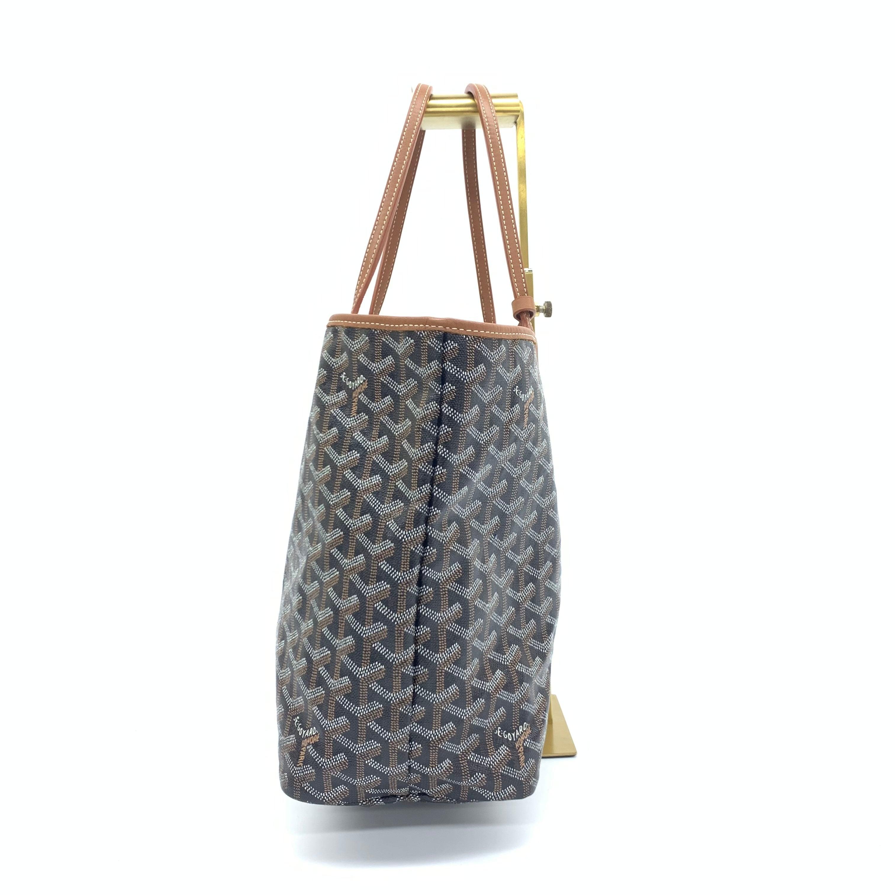 Gray Goyard Saint Louis PM Tote Medium Brown 2016