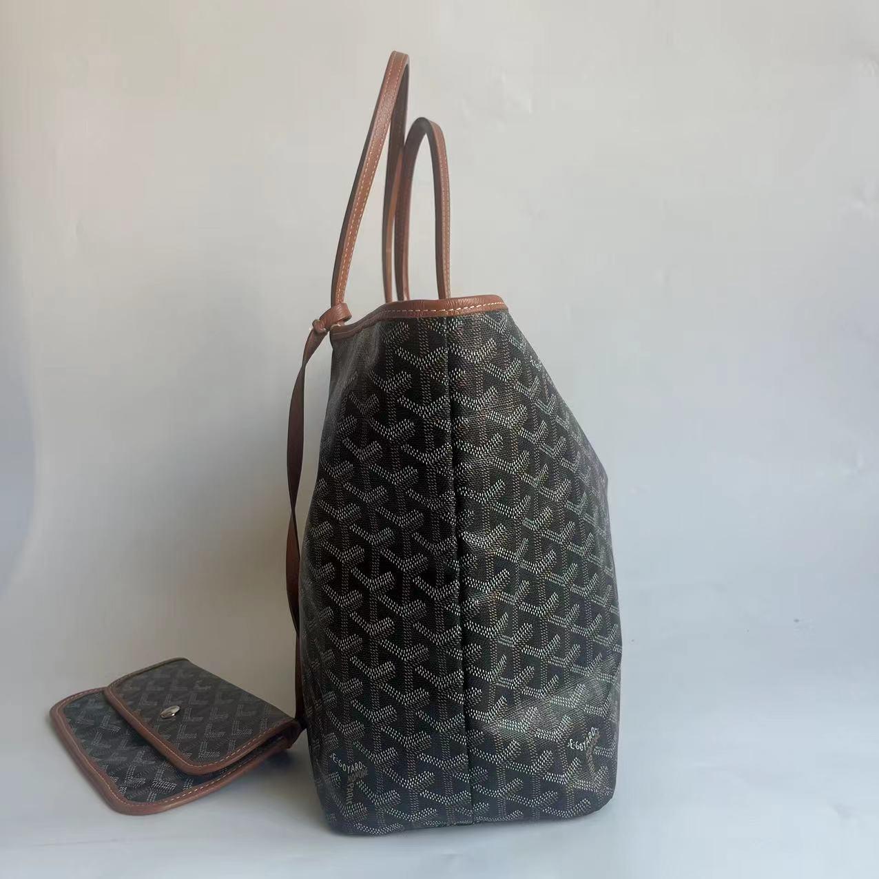 Goyard Saint Louis PM Tote Medium Brown 2020 In condizioni buone in vendita a AUBERVILLIERS, FR