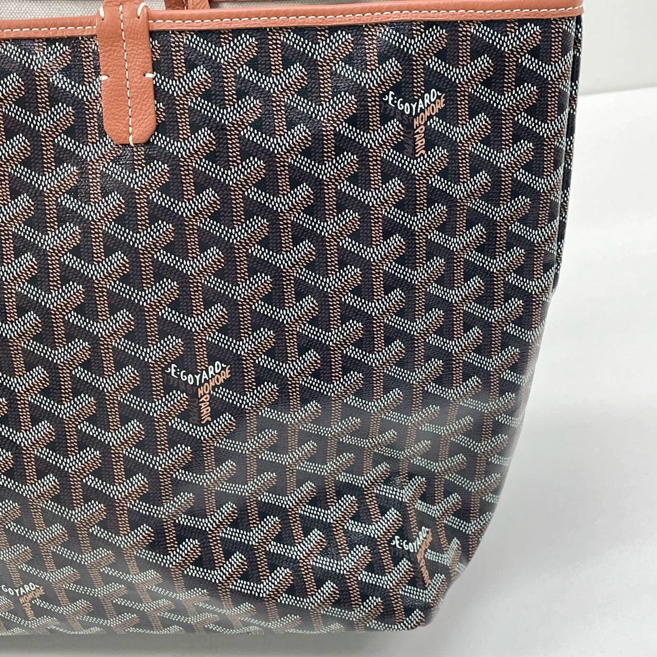 Goyard Saint Louis PM Tote Medium Brown Never Worn 7