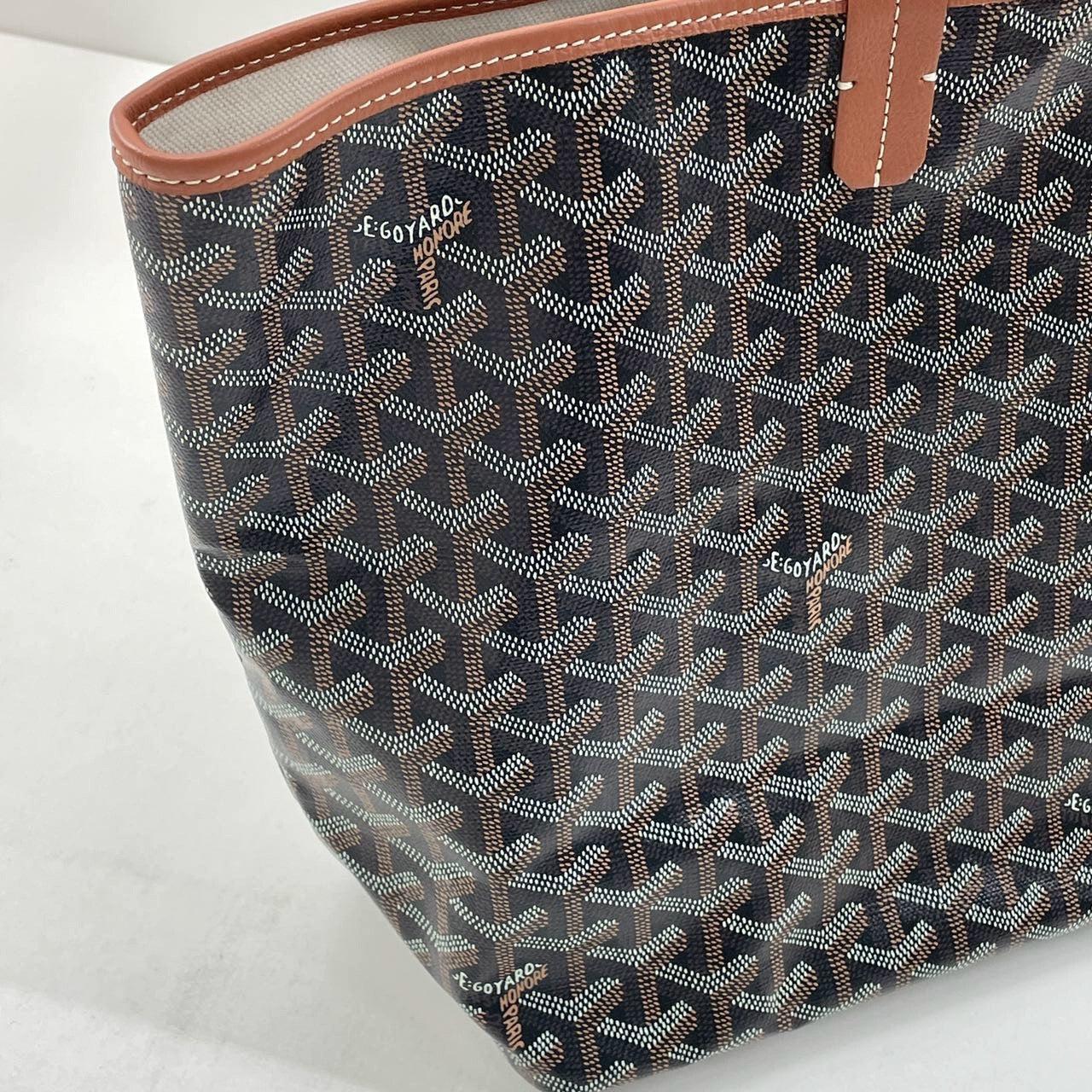 Goyard Saint Louis PM Tote Medium Brown Never Worn 9
