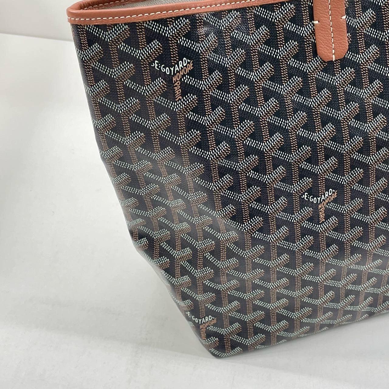 Goyard Saint Louis PM Tote Medium Brown Never Worn 11