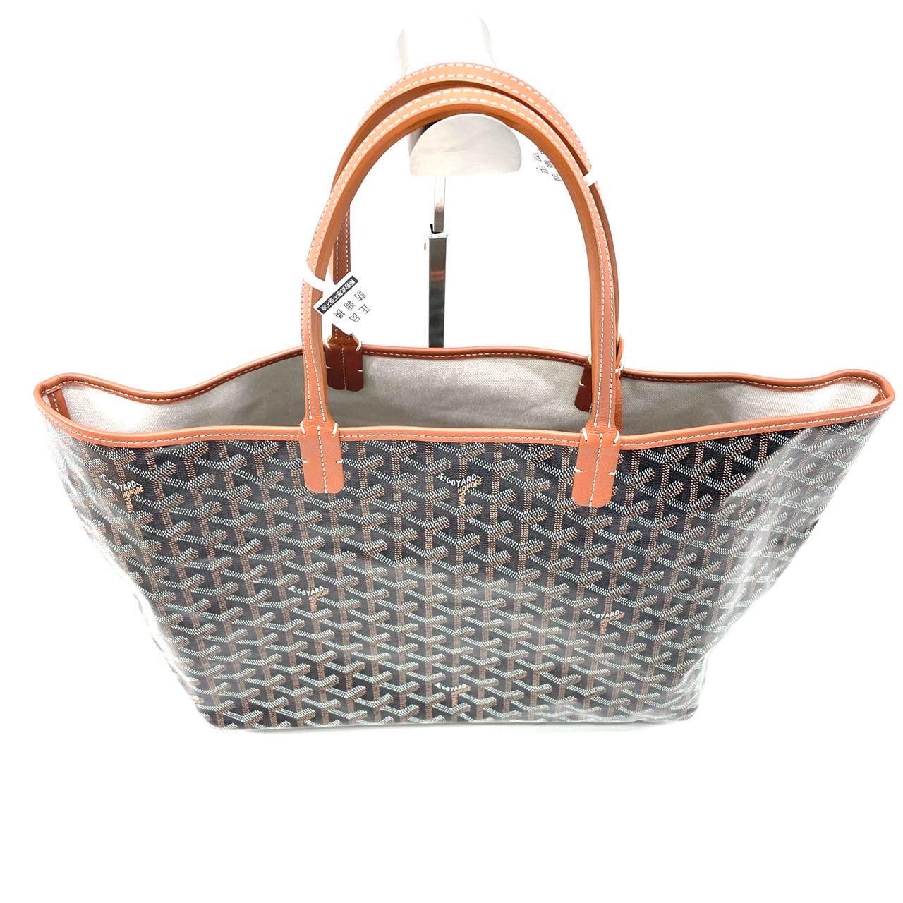 Goyard Saint Louis PM Tote Medium Brown Never Worn In Excellent Condition In AUBERVILLIERS, FR