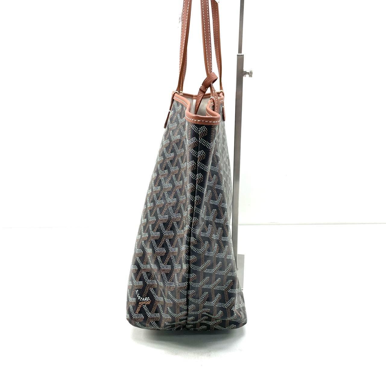 Goyard Saint Louis PM Tote Medium Brown Never Worn 2