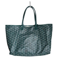 Used Goyard Saint Louis PM Tote Medium Green