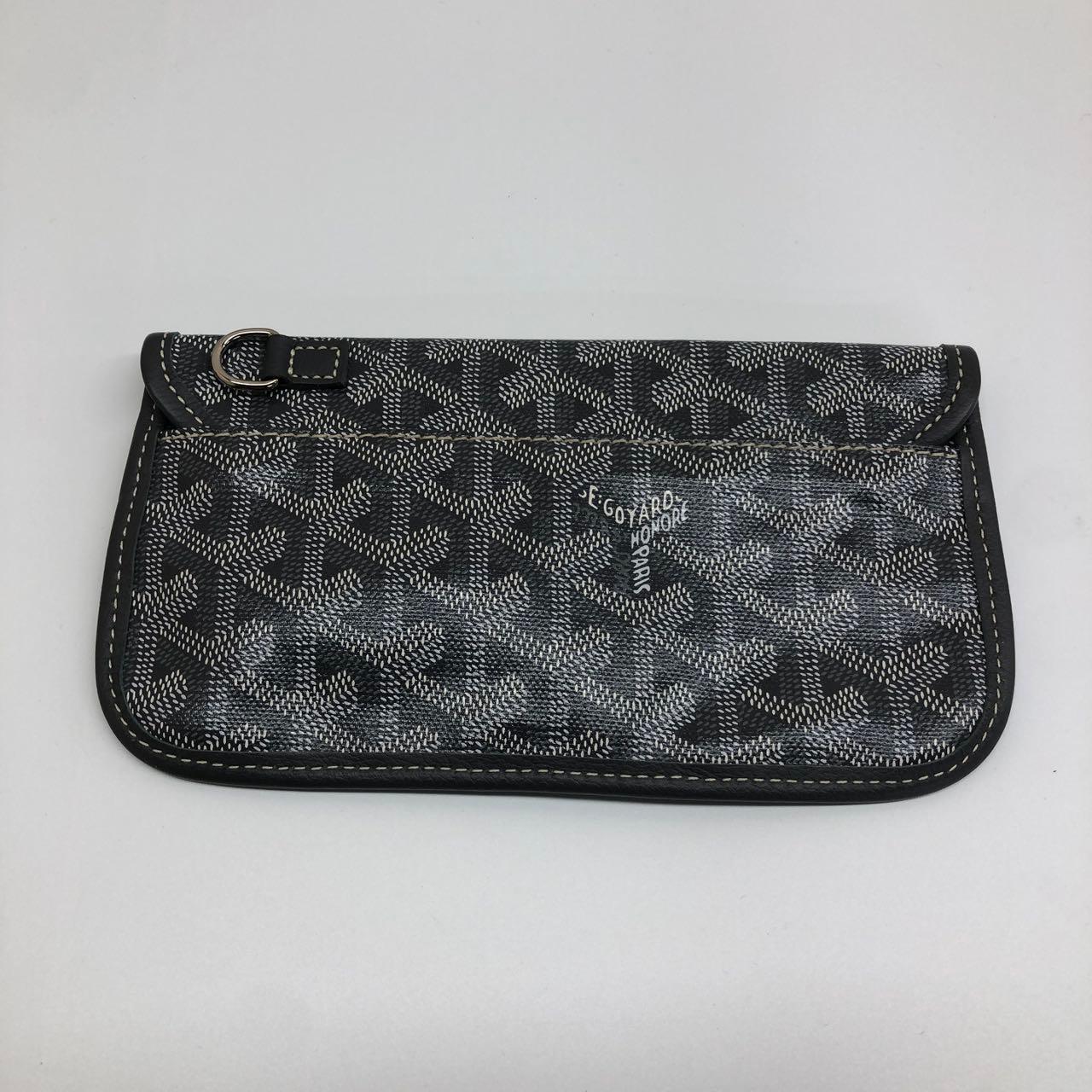 Goyard Saint Louis PM Tote Medium Grau Goyardine Segeltuch 2019 im Angebot 8
