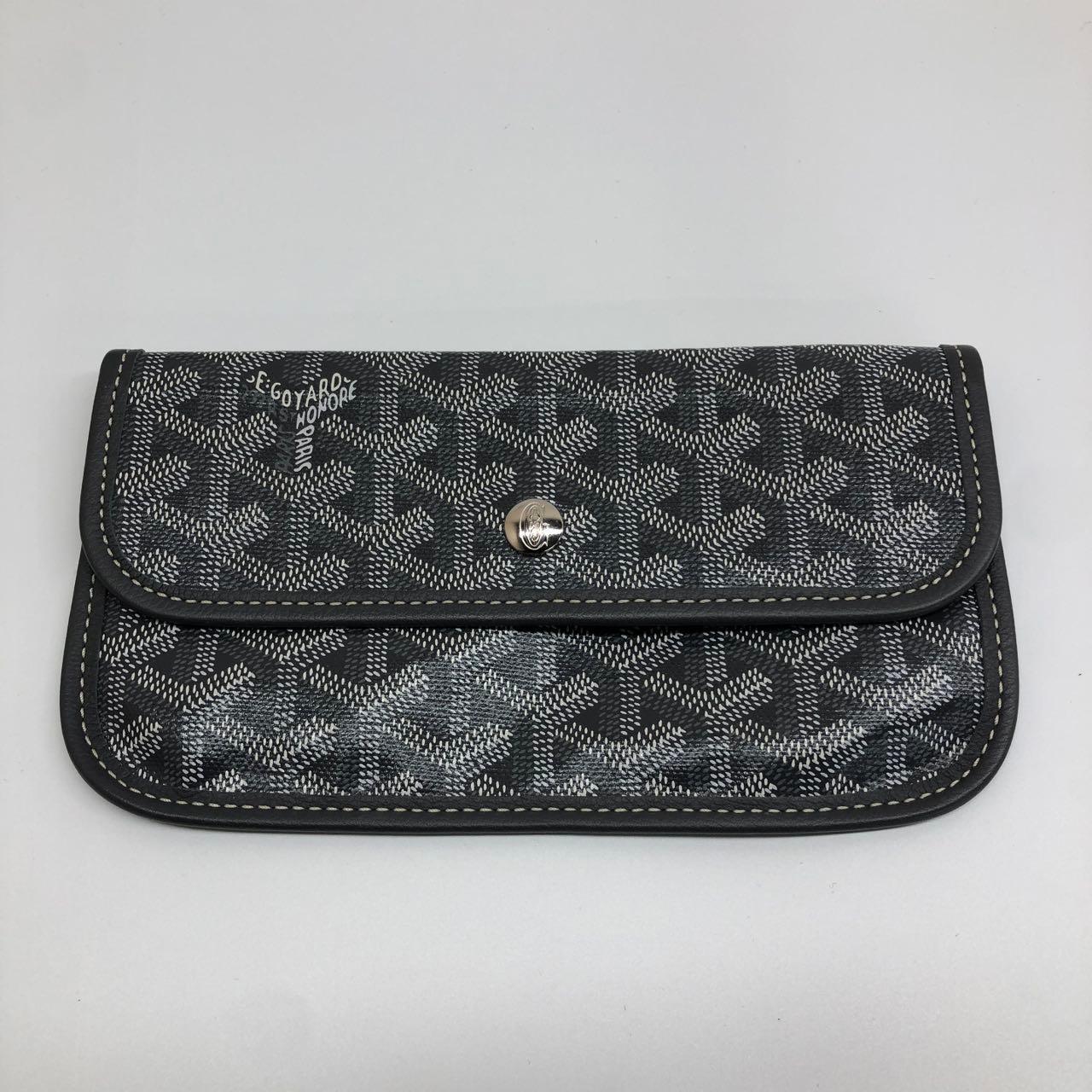 Goyard Saint Louis PM Tote Medium Grau Goyardine Segeltuch 2019 im Angebot 9