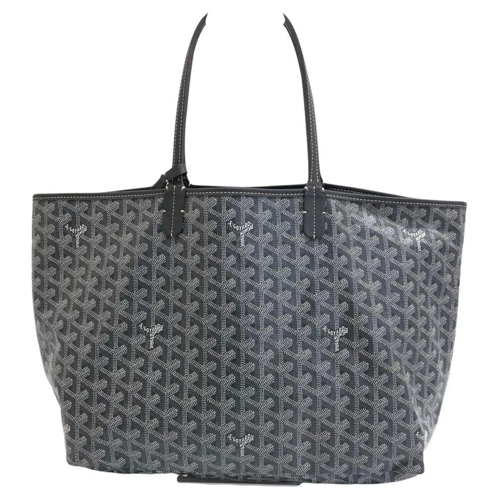 Goyard Saint Louis PM Tote Medium Grey Goyardine Canvas 2019